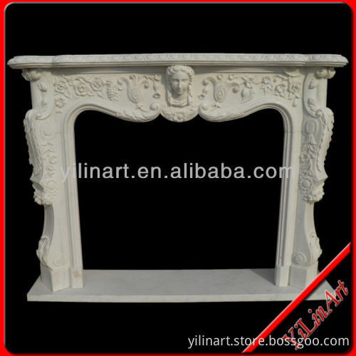 Indoor Limestone Fireplace YL-B193
